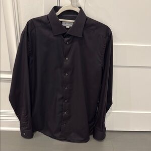 Eton Men's Black Dress Shirt Size Large